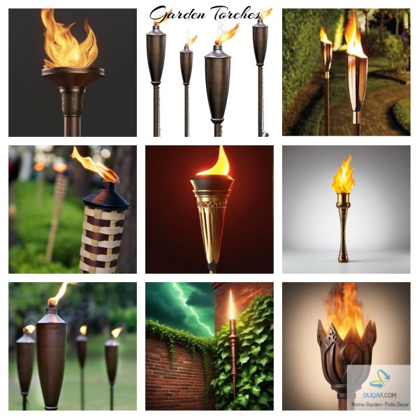 Explore The Exquisite World Of Garden Decor With Duqaa Handicrafts! 🌿 Ignite Your Imagination With Our Quality Torches And Furniture. #Gardengoals #Landscapedesign