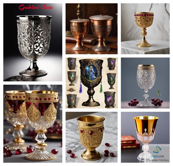 Elevate Your Table Settings With Exquisite Colored Goblets From Duqaa Handicrafts! 🍷✨ #Goblet #Vintagegoblets