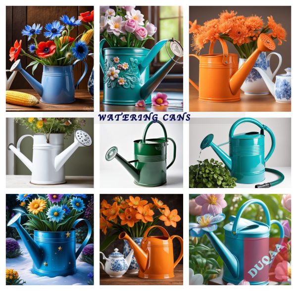 "From Seedlings To Blossoms, We've Got The Perfect Watering Cans For Every Stage Of Growth. 🌼💧 #Duqaacrafted #Wateringessential"
